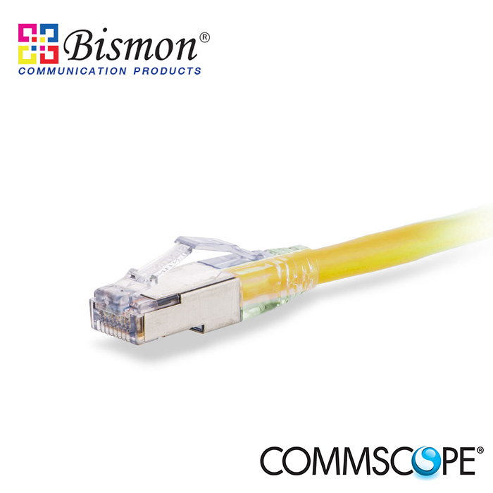 Commscope-Patch-Cord-Cat-6A-F-UTP-Slim-Line-10Ft-Yellow-3M